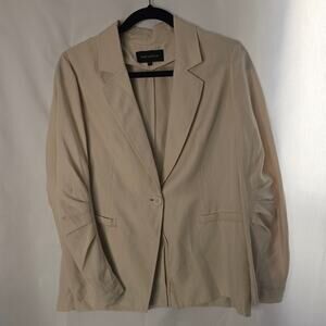 Kobi Halperin Cream Langenlook Relaxed Torryn Linen Size Small